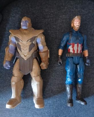 Giocattoli  MARVEL - THANOS e CAPTAIN AMERICA