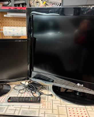 Monitor tv LG 22 pollici e TV LG 32 pollici