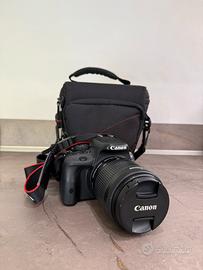 Canon EOS 100D + obiettivo 18-55 + kit originale