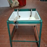 Riempitrice manuale con 2 sifoni