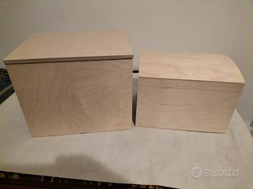Scatole in legno prezzo cadauno