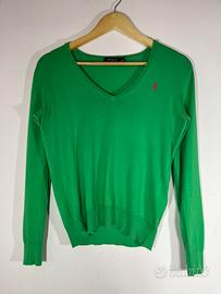 Ralph Lauren - maglioncino con scollo a V donna XS
