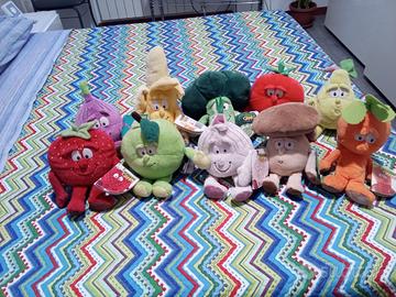 10Peluche Vitamini Coop Gang Nuovi Con Cartellini 