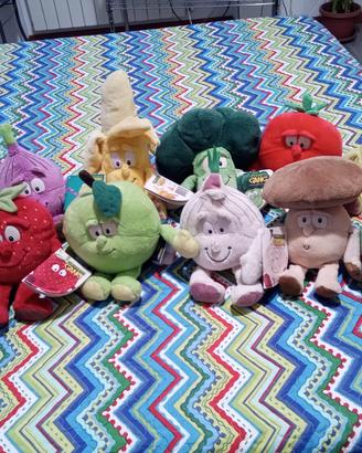 10Peluche Vitamini Coop Gang Nuovi Con Cartellini 