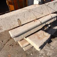 Scale in marmo bianco Asiago