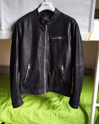 Giubbotto Gianni Lupo nuovo nero taglia L