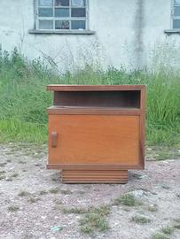 Comodino mobiletto art decó anni 30.Vintage design