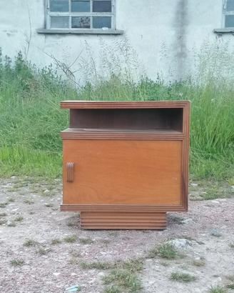 Comodino mobiletto art decó anni 30.Vintage design