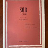 SOR - 24 Studi per Chitarra Op. 35 - Ricordi 2773.