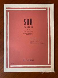 SOR - 24 Studi per Chitarra Op. 35 - Ricordi 2773.