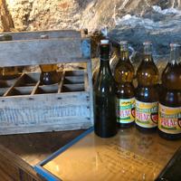 Cassa bibite in legno ditta Musso - vintage