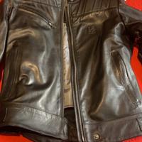 Giacca moto in pelle donna husqvarna