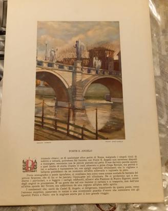 Serie COMPLETA 12 Stampe I Ponti di Roma
