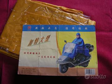 Mantella parapioggia copri guidatore e scooter