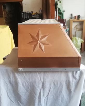 CAPPA IN RAME. 98X58.H 45