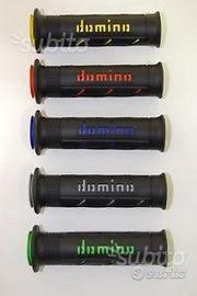 Coppia Manopole domino moto / scooter forate