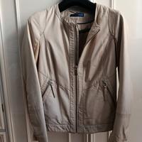 Giacca da donna Trussardi Jeans in pelle chiara