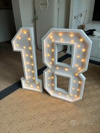 18 gigante e luminoso per feste