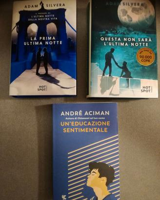 3 LIBRI 2 AUTORI ROMANZI con CARATTERE....