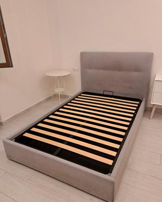 Letto con contenitore una piazza e mezzo