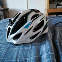 Casco bici . Btwin BH700 White/Blue Bicycle Helmet