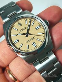 Rolex OP 41 giallo sabbia 134300 nuovo 06/2025