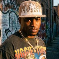 Ghetto Glow customcap- Beige NY con Fiamme & Gold 