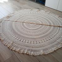 tovaglia copri tavolo uncinetto anni 70