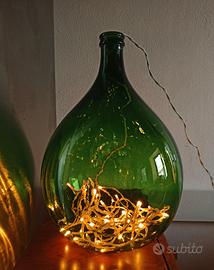 damigiane nude e vestite antiche in vetro soffiato