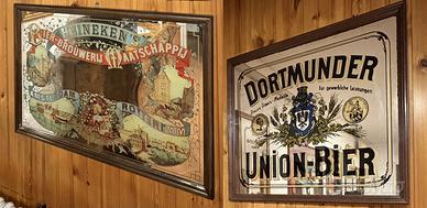 Collezione 8 Specchi Pubblicitari Vintage