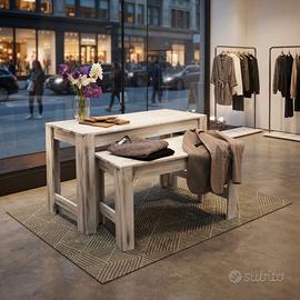scrivania banco negozio arredo abbigliamento casa