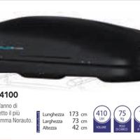 Box tetto Bermude 4100 + barre Thule WingBar Edge