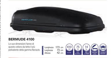 Box tetto Bermude 4100 + barre Thule WingBar Edge