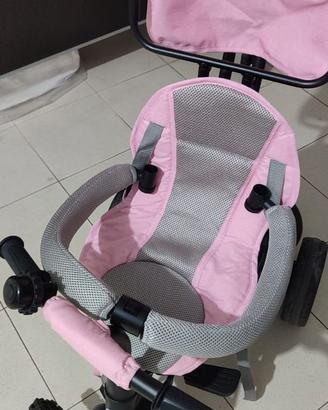Triciclo ASTON rosa KINDERKRAFT