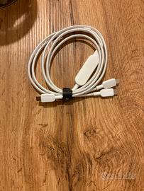 Cavo anche intrecciato da usb-c a usb-c, fino 140w