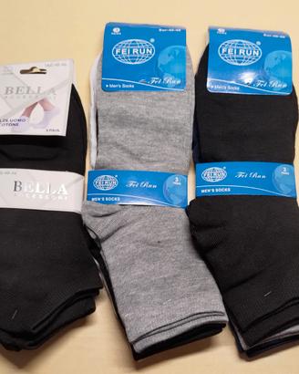 3 pacchi di calzini da uomo da 3 paia ciascuno