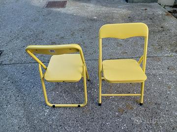 Sedie pieghevoli e tavolino gioco bimbi