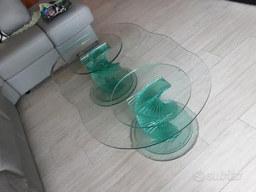 Tavolino in cristallo