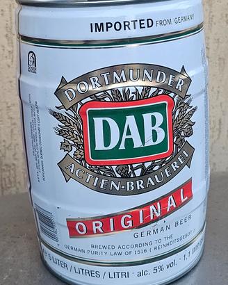 Fusto birra Dab 5  Litri Vintage 