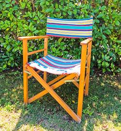 Sedia Pieghevole Vintage