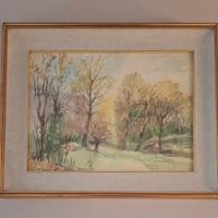 Quadro di P. Galanti "Erba" 1967