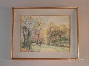 Quadro di P. Galanti "Erba" 1967