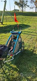 Croozer kid 1 rimorchio bici porta bambino