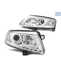 FARI XENON AUDI A6 4F 04-08 LUCE DIURNA REAL TUBE 