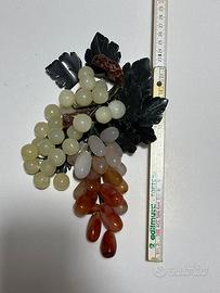 Grappoli d’uva in pietra dura
