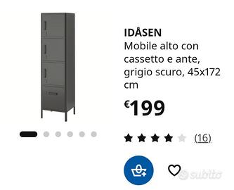 Mobile in metallo Idasen Ikea
