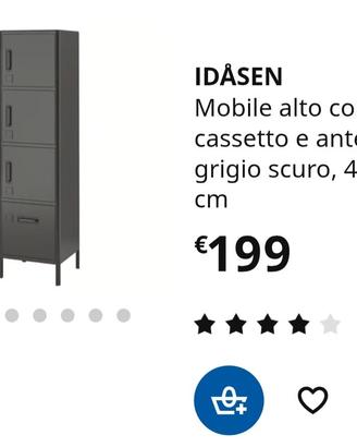 Mobile in metallo Idasen Ikea