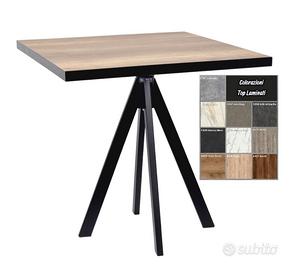 tavolo piano top melaminico arredo interno locale