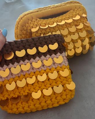 Clutch bag + pochette da polso