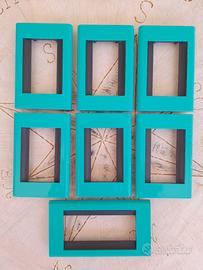 Placche BTicino Living Classic verde acqua